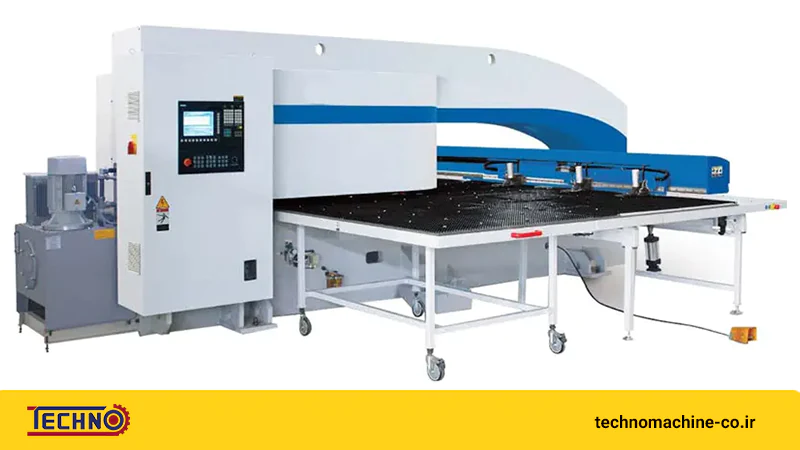 اجزای اصلی دستگاه پانچ CNC